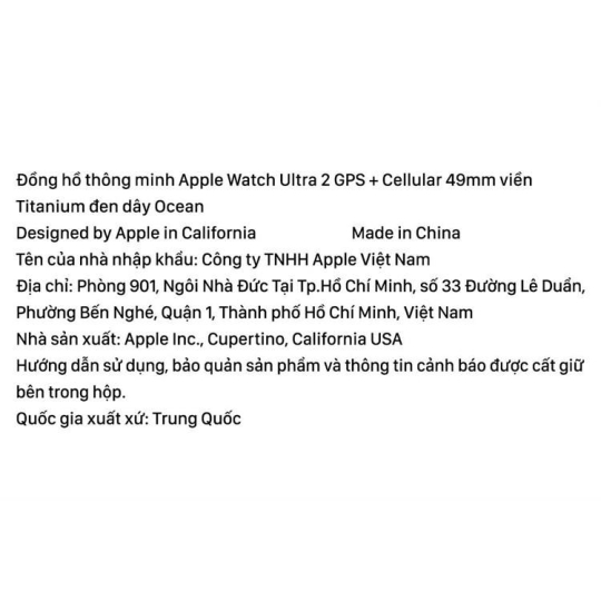 Apple Watch Ultra 2 49mm Black 2024